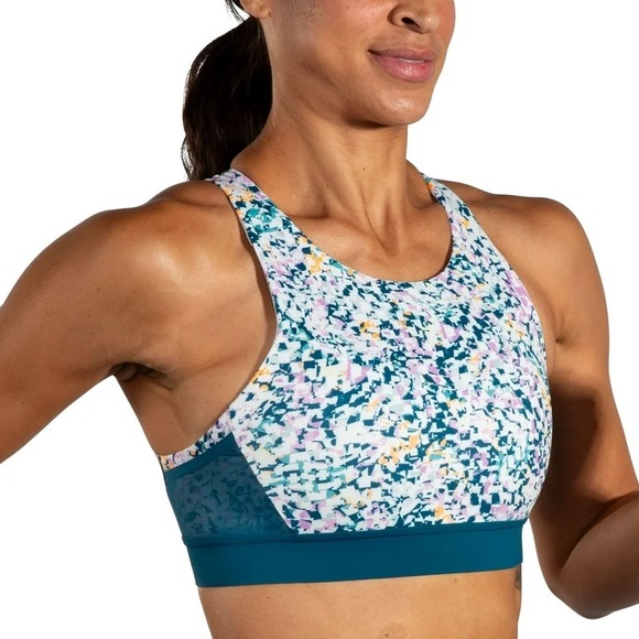 Brooks Other - Brooks 3 pocket Patterned Sports Bra 36C